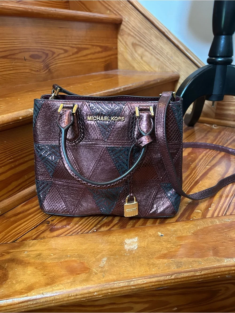 Michael Kors compact satchel